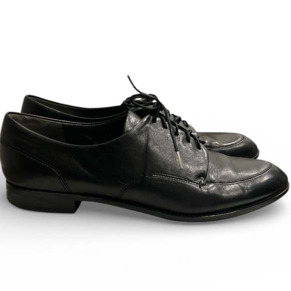 Via Spiga Black Leather Men\'s Oxfords main image 5
